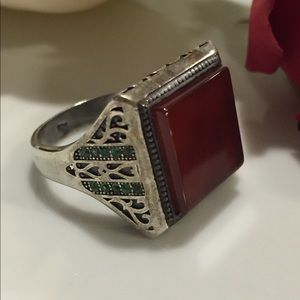Vintage Sterling silver man ring